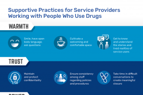 Supportive practices for service providers working with people who use drugs