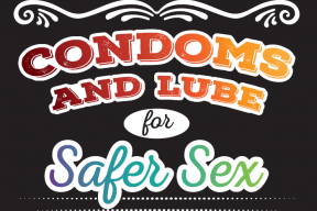 Condoms and lube for safer sex