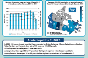 Hepatitis C in Canada: 2020 surveillance data update